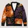 Ghosts, Black Cat and Pumpkin Halloween Scenes for Cozy Autumn Nights and Fall Fun All-over Print Knitted Cardigan - 1