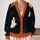 Haunted House Ghosts and Pumpkins for Spooky Halloween Nights and Fall Gatherings All-over Print Knitted Cardigan - 2
