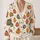 Colorful Pumpkin Harvest Motifs for Cozy Halloween Layering, Women and Fall Lovers All-over Print Knitted Cardigan - 2