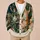 Orange Tabby Tea Garden Scene for Cozy Everyday Layering and Casual Elegance Style All-over Print Knitted Cardigan - 6