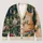 Orange Tabby Tea Garden Scene for Cozy Everyday Layering and Casual Elegance Style All-over Print Knitted Cardigan - 1