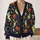 Spooky Ghost Pumpkin Skulls for Autumn Halloween Layering, Women's Seasonal Style All-over Print Knitted Cardigan - 2
