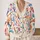 Colorful Skeleton Hand Motifs for Halloween Layering and Everyday Women’s Style All-over Print Knitted Cardigan - 2