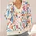 Colorful Skeleton Hand Motifs for Halloween Layering and Everyday Women’s Style All-over Print Knitted Cardigan - 4