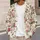 Pink Rose Botanical Floral Layering Style for Spring Autumn Everyday Wear for Women All-over Print Knitted Cardigan - 5