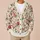 Pink Rose Botanical Floral Layering Style for Spring Autumn Everyday Wear for Women All-over Print Knitted Cardigan - 6