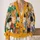 Colorful Cat Faces for Cozy Autumn Layering and Everyday Whimsy for Cat Lovers All-over Print Knitted Cardigan - 2