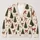 Christmas Trees and Rust Bows for Cozy Holiday Gatherings and Winter Celebrations All-over Print Knitted Cardigan - 1