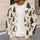 Christmas Trees and Rust Bows for Cozy Holiday Gatherings and Winter Celebrations All-over Print Knitted Cardigan - 5