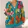 Colorful Folk Floral Blooms for Bright Spring and Summer Everyday Layering All-over Print Knitted Cardigan - 4