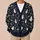 Ghost And Wildflower Motifs For Cozy Autumn Halloween Outings And Everyday Wear All-over Print Knitted Cardigan - 6