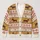 Fair Isle Dachshund Motifs for Cozy Autumn Days and Relaxed Weekend Layering All-over Print Knitted Cardigan - 1