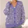 Lavender Butterfly Floral Vintage Style for Everyday Layering and Spring Outings All-over Print Knitted Cardigan - 4