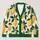 Lemon And Green Leaf Motif For Sunny Weekend Outfits And Fresh Everyday Style Wear All-over Print Knitted Cardigan - 1