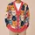 Colorful Cat Faces for Cozy Everyday Layering and Whimsical Weekend Adventure Wear All-over Print Knitted Cardigan - 6