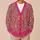 Persian Paisley Garden Tapestry Motifs for Colorful Everyday Layering All-over Print Knitted Cardigan - 6