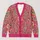 Persian Paisley Garden Tapestry Motifs for Colorful Everyday Layering All-over Print Knitted Cardigan - 1