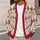 Christmas Bauble and Snowflake Motifs for Festive Holiday Party Celebrations All-over Print Knitted Cardigan - 5