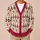 Christmas Bauble and Snowflake Motifs for Festive Holiday Party Celebrations All-over Print Knitted Cardigan - 6