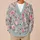 Blue Rose Garden Florals for Everyday Layering and Romantic Youthful Spring Style All-over Print Knitted Cardigan - 6