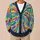 Vibrant Rainbow Burst Color for Creative Everyday Layering and Relaxed Weekend Wear All-over Print Knitted Cardigan - 6