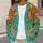 Colorful Meadow Blooms for Creative Everyday Layering and Youthful Weekend Style All-over Print Knitted Cardigan - 5