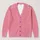 Pink Wildflower Sprigs for Cozy Autumn Walks and Relaxed Everyday Layering Style All-over Print Knitted Cardigan - 1