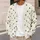 Black Dog Paw Trails for Cozy Everyday Wear and Thoughtful Gifts for Dog Lovers All-over Print Knitted Cardigan - 5