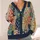 Bohemian Floral Patchwork Blooms for Relaxed Weekend Layering and Everyday Outfits All-over Print Knitted Cardigan - 4