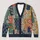 Bohemian Floral Patchwork Blooms for Relaxed Weekend Layering and Everyday Outfits All-over Print Knitted Cardigan - 1
