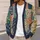 Bohemian Floral Patchwork Blooms for Relaxed Weekend Layering and Everyday Outfits All-over Print Knitted Cardigan - 5