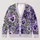Violet Pansy And Lavender Blooms For Everyday Garden-Inspired Style All-over Print Knitted Cardigan - 1