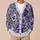 Violet Pansy And Lavender Blooms For Everyday Garden-Inspired Style All-over Print Knitted Cardigan - 6