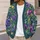 Violet Pansy Garden Florals for Everyday Layering and Relaxed Weekend Outings All-over Print Knitted Cardigan - 5