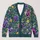 Violet Pansy Garden Florals for Everyday Layering and Relaxed Weekend Outings All-over Print Knitted Cardigan - 1