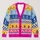 Ladybug Mushroom Fair Isle Motifs for Whimsical Everyday Layering and Spring Outings All-over Print Knitted Cardigan - 1