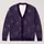 Dark Purple Spiderwebs for Halloween Parties and Spooky Season Outings All-over Print Knitted Cardigan - 1
