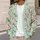 Blush Rose And Ivory Blossom Garden For Cozy Everyday Layering Women All-over Print Knitted Cardigan - 5