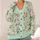 Blush Rose And Ivory Blossom Garden For Cozy Everyday Layering Women All-over Print Knitted Cardigan - 4