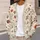 Autumn Maple Leaves and Bare Branches for Cozy Everyday Layering in Cool Weather All-over Print Knitted Cardigan - 5