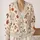Autumn Maple Leaves and Bare Branches for Cozy Everyday Layering in Cool Weather All-over Print Knitted Cardigan - 2
