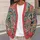 Colorful Bohemian Paisley Scrolls For Relaxed Everyday Layering And Festival Style All-over Print Knitted Cardigan - 5