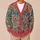 Colorful Bohemian Paisley Scrolls For Relaxed Everyday Layering And Festival Style All-over Print Knitted Cardigan - 6