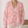 Coral And Ivory Bow Motif For Cozy Fall And Winter Everyday Style All-over Print Knitted Cardigan - 2