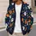 Halloween Ghost Pumpkin Motifs for Cozy Autumn Celebrations and Festive Seasonal Style All-over Print Knitted Cardigan - 5
