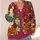 Autumn Botanical Flowers And Foliage For Colorful Everyday Layering All-over Print Knitted Cardigan - 4