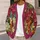 Autumn Botanical Flowers And Foliage For Colorful Everyday Layering All-over Print Knitted Cardigan - 5