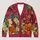Autumn Botanical Flowers And Foliage For Colorful Everyday Layering All-over Print Knitted Cardigan - 1