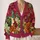Autumn Botanical Flowers And Foliage For Colorful Everyday Layering All-over Print Knitted Cardigan - 2