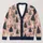 Cozy Winter Cats And Evergreen Trees For Festive Everyday Layering All-over Print Knitted Cardigan - 1
